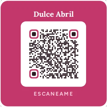 Sticker con el código QR de una pastelería de ejemplo